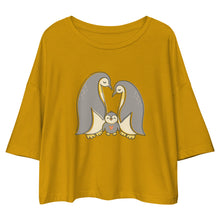 Load image into Gallery viewer, Penguin Family Crop Top