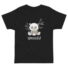 Load image into Gallery viewer, Baby Panda "Shooots" Toddler Tee